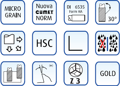 caratteristiche fresa 301S Cumet