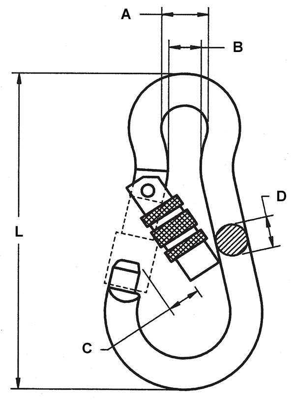 Schema moschettone Carcano A583