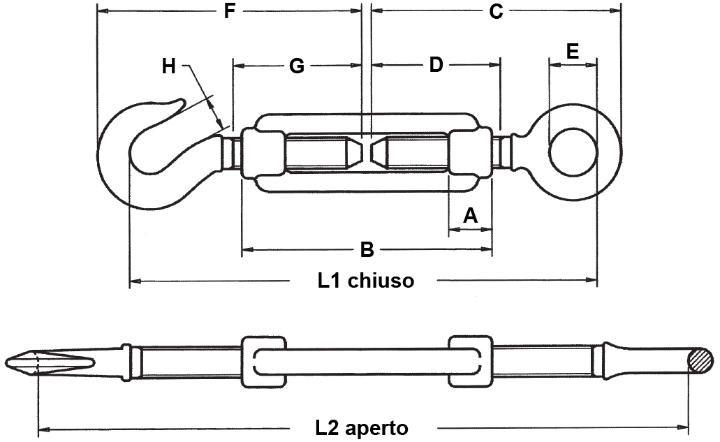 Schema tenditore Carcano A162