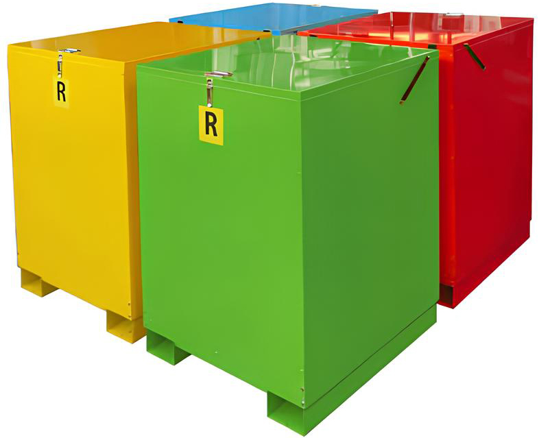 Dettaglio contenitore big bag per raccolta differenziata Carvel