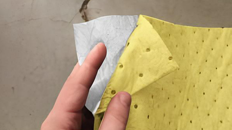 Dettaglio panno assorbente per prodotti chimici Carvel