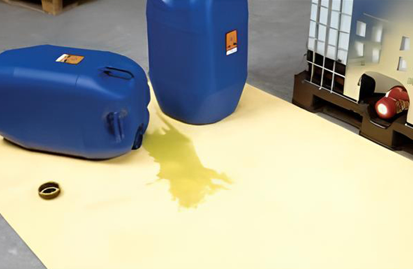Dettaglio panno assorbente kit per prodotti chimici Carvel