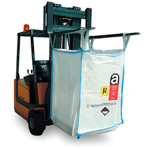 Schema tecnico saccone Big Bag omologato amianto Carvel