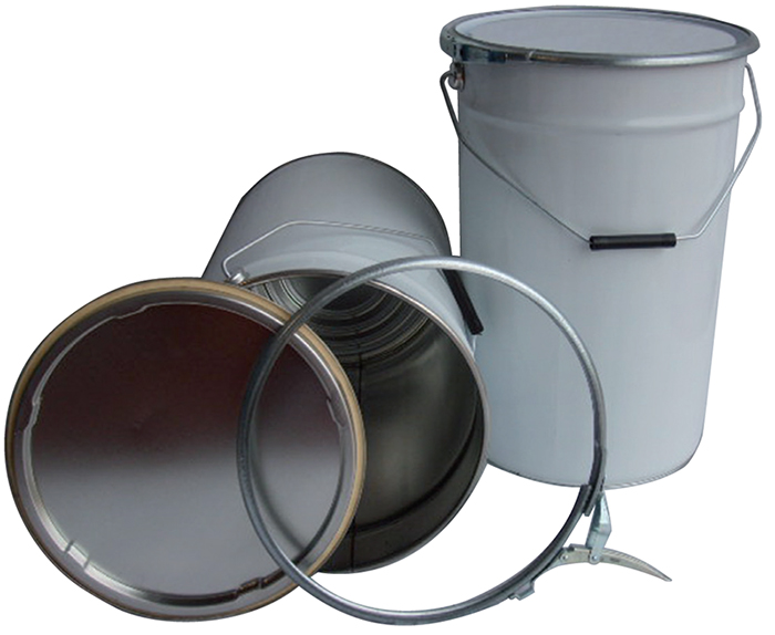 Dettaglio secchio conico metallico Carvel 26 Lt