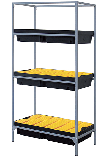 Dotazione scaffale con vasche di raccolta liquidi pericolosi SCA60PG Carvel