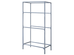 dotazione struttura scaffale con vasche Carvel