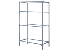 dotazione struttura scaffale con vasche Carvel