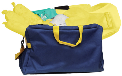 Dotazione kit assorbente per porodtti chimici Carvel in borsone