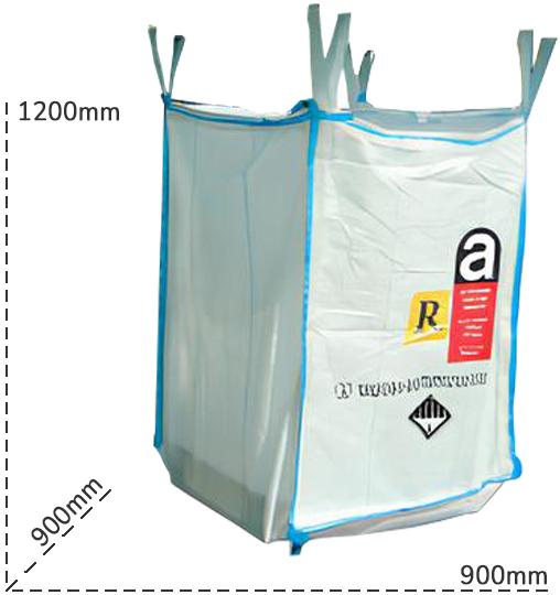 Schema tecnico saccone Big Bag omologato ONU 13H 3/YCarvel