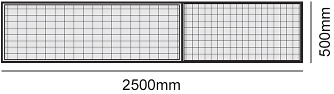 Schema tecnico pavimentazione modulare carrabile 500x2500mm Carvel
