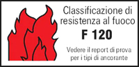 resistenza al fuoco F120