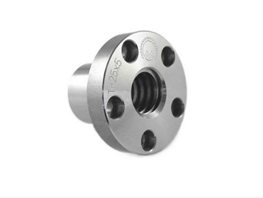 Chiocciola in acciaio automatico madrevite flangiate MAF dx
