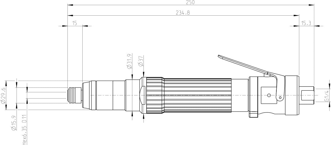 dimensioni cacciavite S2370-C