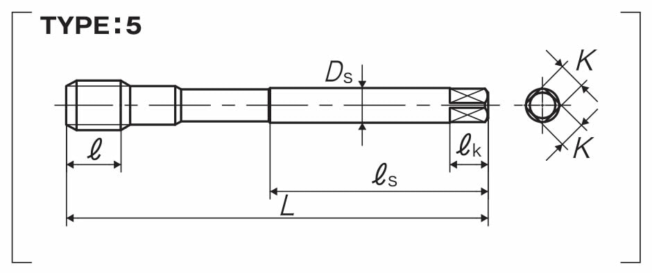 dettagli dimensioni maschio SP-VA yamawa