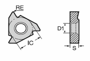 Dettaglio misure inserto Nikko Tools