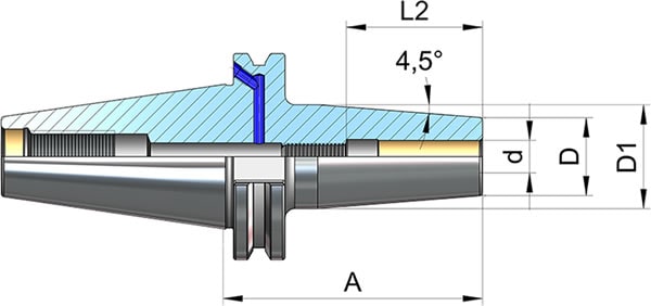 dettagli mandrino portautensile Eroglu