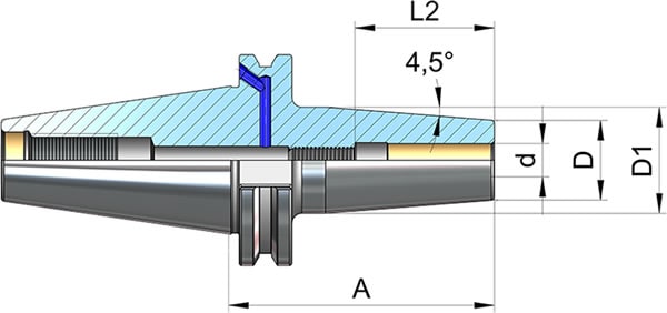 dettagli mandrino portautensile Eroglu