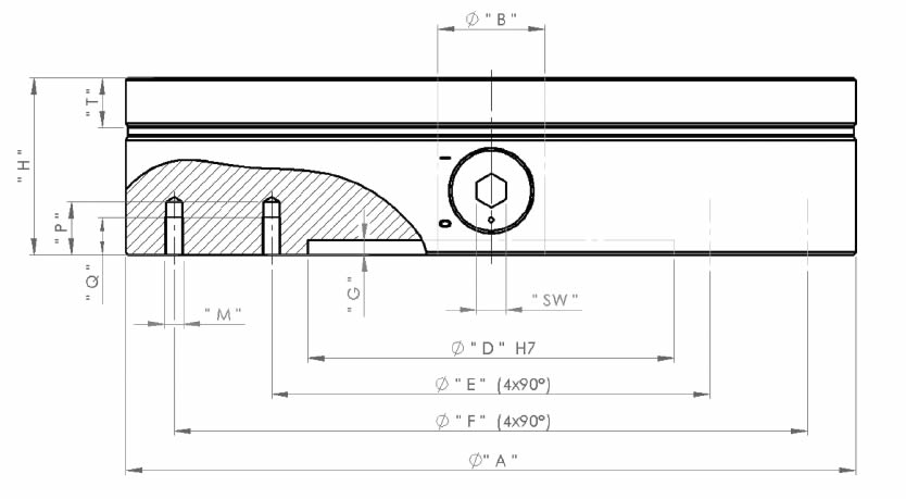 immagine dettagliata piano magnetico walmag