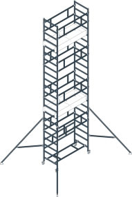 composizione ponteggio SMART TOWER