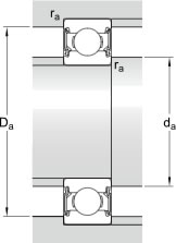 dimensioni spallamento cuscinetto 6001