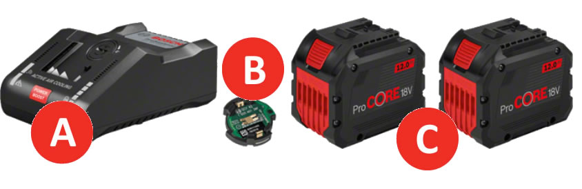Parti batteria Bosch Professional COOLPACK