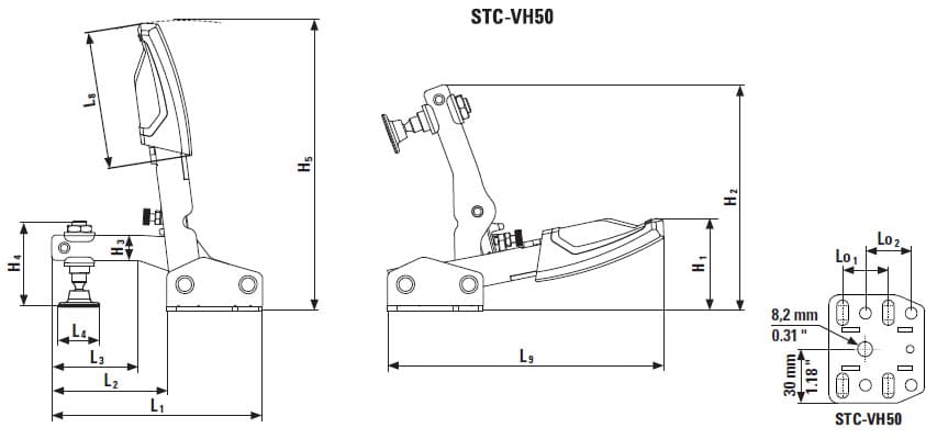 Caratteristiche tecniche bloccaggio rapido