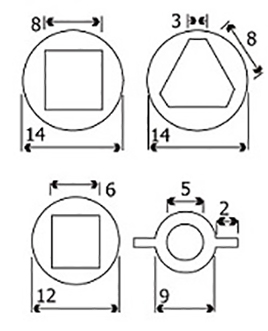 schema tecnico chiave universale 4 vie Kravm