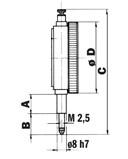 Dettaglio misure comparatore LTF 154.00