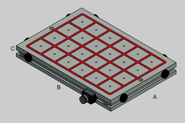 Dettaglio misure piani magnetici LTF