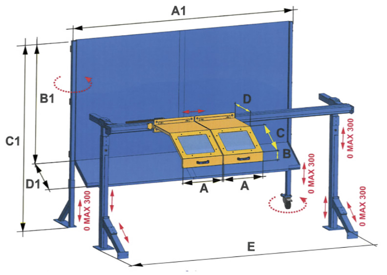 Misure protezione scorrevole-LTF-154-RCI