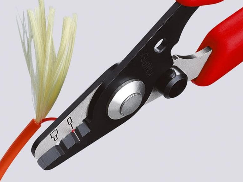 Pinza spelacavi fibra ottica Knipex