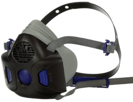 dettaglio respiratore a semimaschera 3M HF-800SD Secure Click