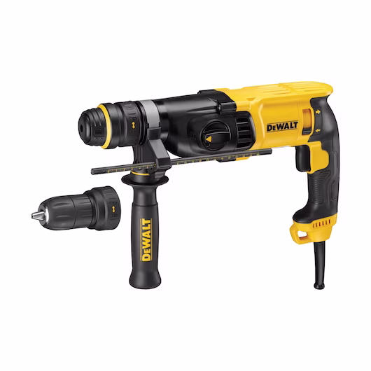 Tassellatore DeWalt SDS-Plus 3 modalità 800W doppio mandrino