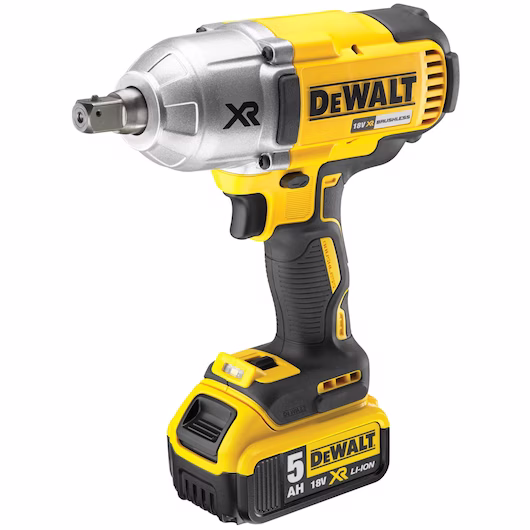 Avvitatore ad impulsi alta potenza DeWalt 18V con 2 batterie 5.0Ah in valigetta
