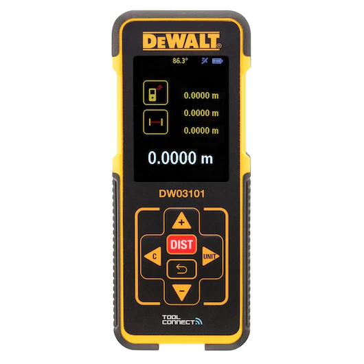 Misuratore Laser DeWalt 100 metri resistente a pioggia e polvere