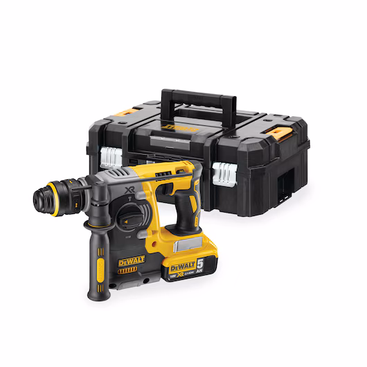 Tassellatore SDS Plus DeWalt 18V XR Litio 5.0Ah 3 modalità