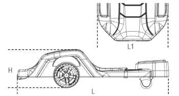 Dimensioni lettino sottomacchina Beta 3003PRO