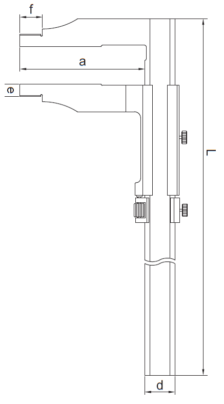 Calibro a corsoio monoblocco Rupac in acciaio INOX, misura fino a 300 mm  [2320300]