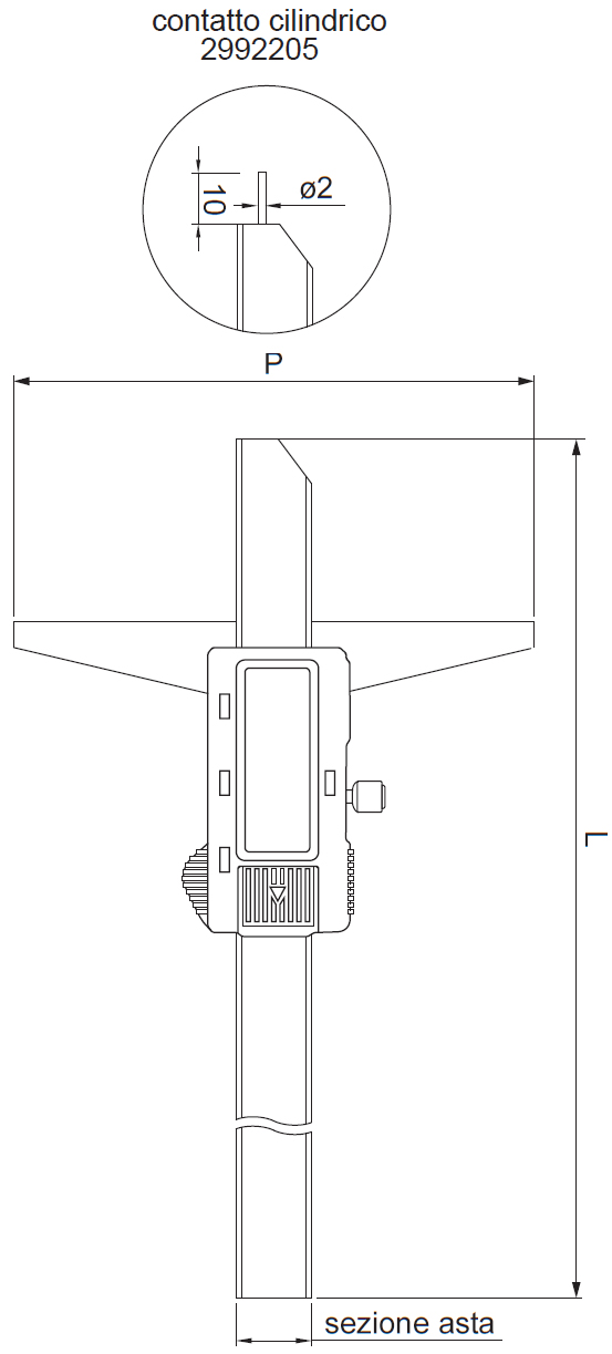 dimensioni Calibro Rupac