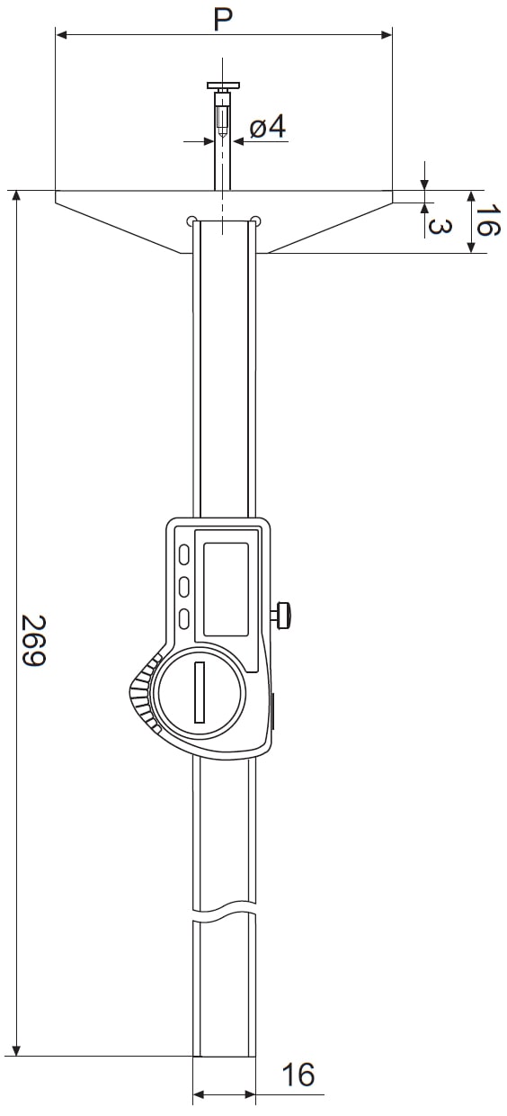 dimensioni Calibro Rupac