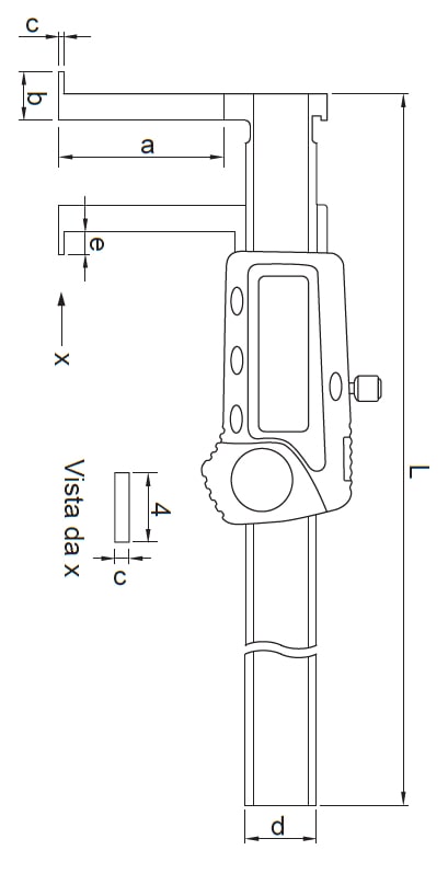 dimensioni Calibro Rupac