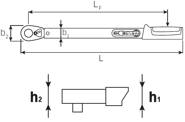 dimensioni chiave dinamometrica Stahlwille 721 Quick