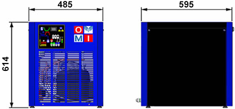 dimensioni essiccatore Easy Dry ED 225 OMI