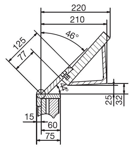 dimensioni piegatrice serie E Metallkraft