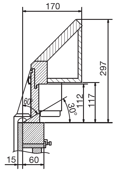 dimensioni piegatrice serie HSG Metallkraft