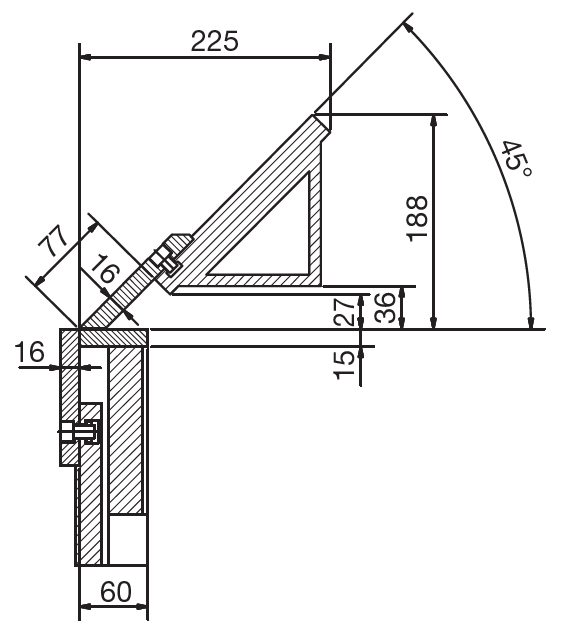 dimensioni piegatrice serie S2 Metallkraft