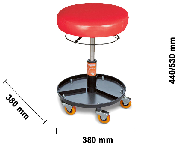 Dimensione sgabello MH1 Unicraft