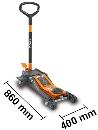 dimensioni sollevatore idraulico Beta 3030/2T