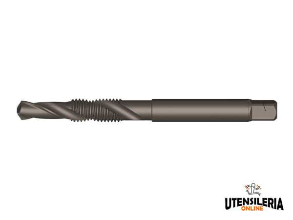 Punta a Maschiare E650: Scanalature Eliche 30° da M3 a M16 - Dormer