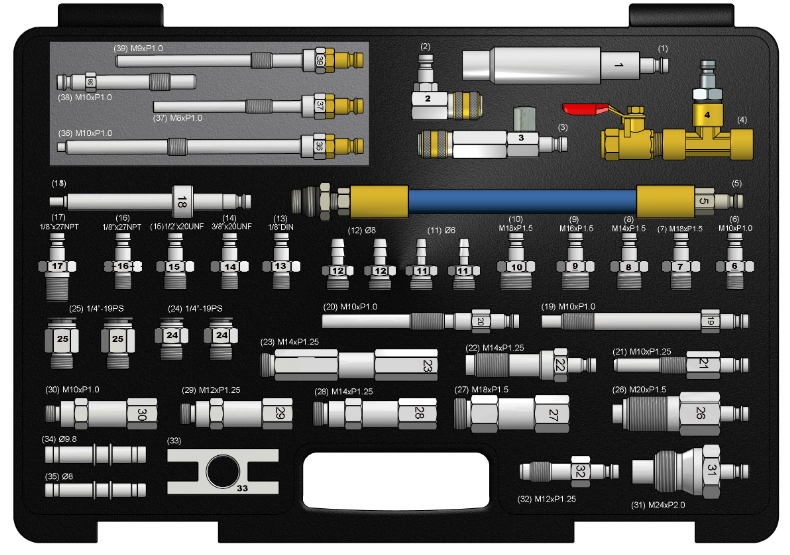 Dotazione set adattatori Beta 960AD/TP2